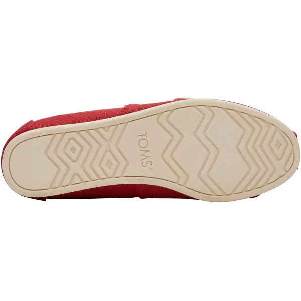 TOMS Womens Alpargata Recycled SlipOnRed