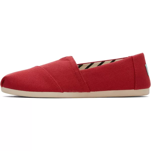 TOMS Womens Alpargata Recycled SlipOnRed