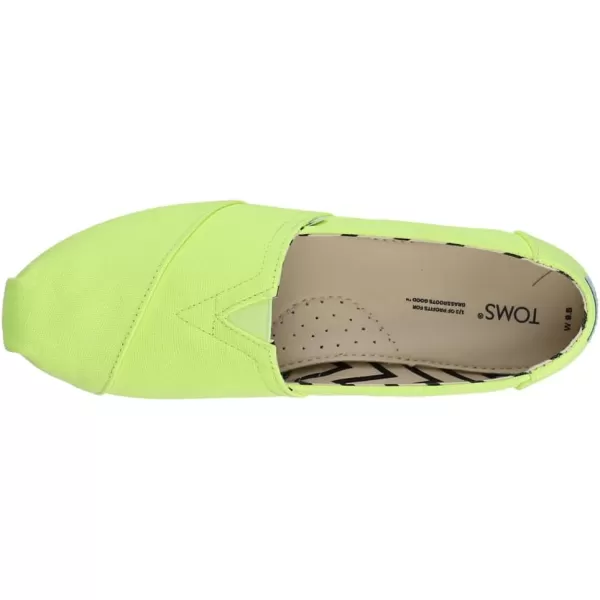 TOMS Womens Alpargata Recycled SlipOnYellow