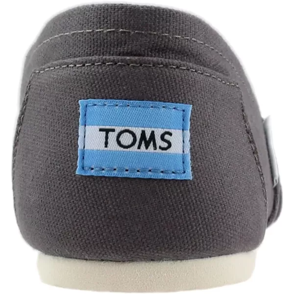 TOMS Womens Classic Core Alpargata SlipOn Ash Canvas 9 Medium USTOMS Womens Classic Core Alpargata SlipOn Ash Canvas 9 Medium US