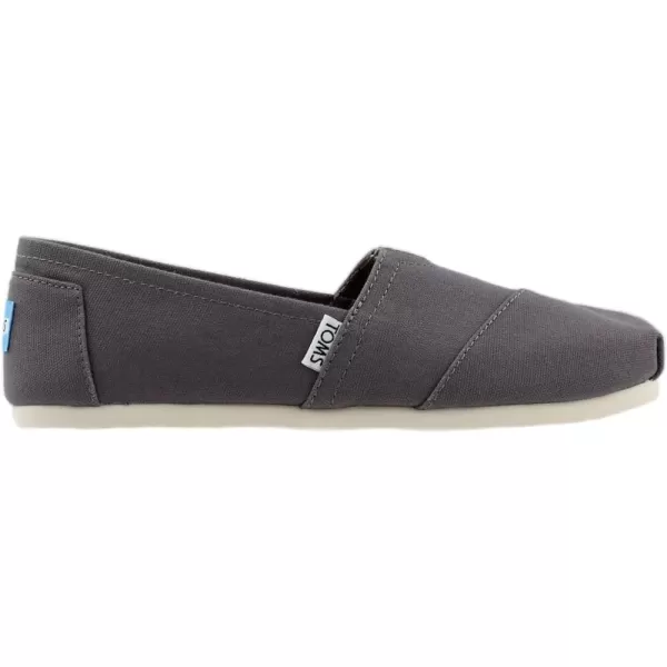 TOMS Womens Classic Core Alpargata SlipOn Ash Canvas 9 Medium USTOMS Womens Classic Core Alpargata SlipOn Ash Canvas 9 Medium US