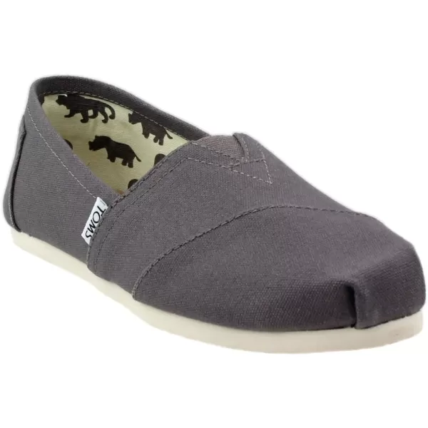 TOMS Womens Classic Core Alpargata SlipOn Ash Canvas 9 Medium USTOMS Womens Classic Core Alpargata SlipOn Ash Canvas 9 Medium US