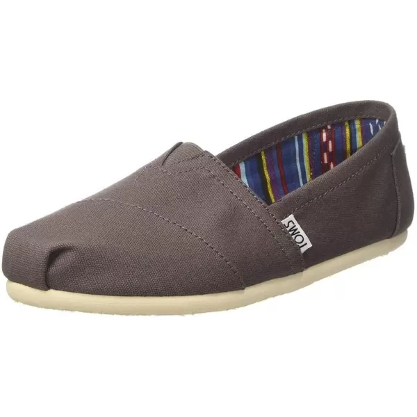TOMS Womens Classic Core Alpargata SlipOnAsh