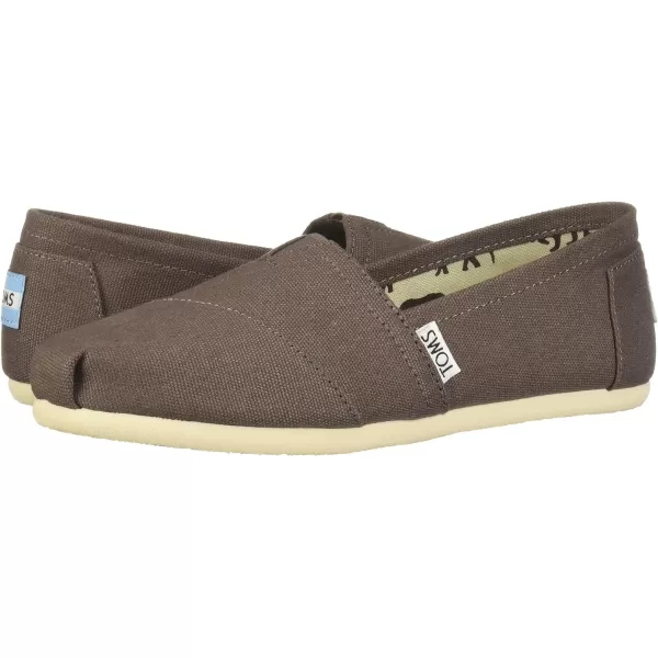 TOMS Womens Classic Core Alpargata SlipOnAsh Canvas