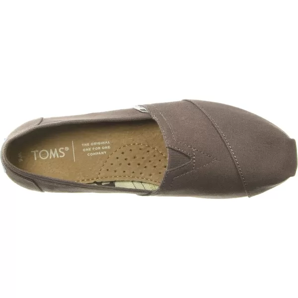 TOMS Womens Classic Core Alpargata SlipOnAsh Canvas
