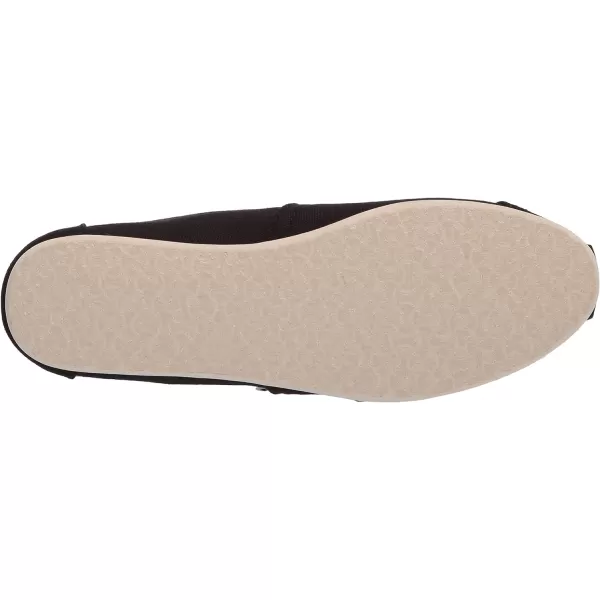 TOMS Womens Classic Core Alpargata SlipOnBlack Canvas