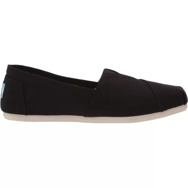TOMS Womens Classic Core Alpargata SlipOnBlack Canvas