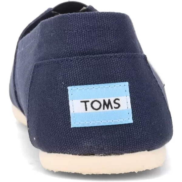 TOMS Womens Classic Core Alpargata SlipOnNavy Canvas
