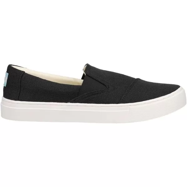 TOMS Womens Devon Slip On Sneakers Shoes Casual  BlueBlack