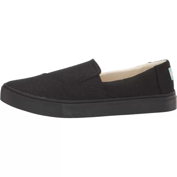 TOMS Womens Devon Slip On Sneakers Shoes Casual  BlueBlackBlack