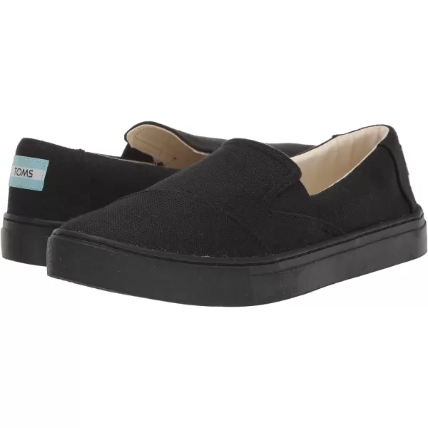 TOMS Womens Devon Slip On Sneakers Shoes Casual  BlueBlackBlack