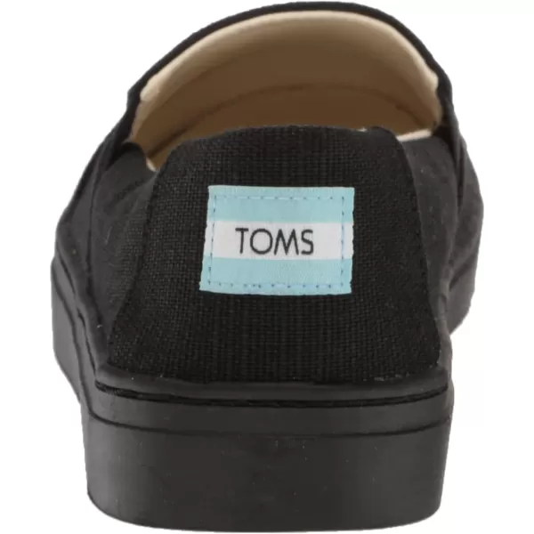 TOMS Womens Devon Slip On Sneakers Shoes Casual  BlueBlackBlack