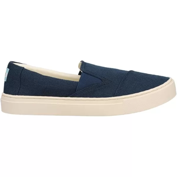 TOMS Womens Devon Slip On Sneakers Shoes Casual  BlueBlue