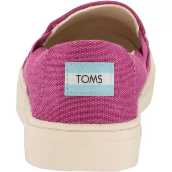 TOMS Womens Devon Slip On Sneakers Shoes Casual  BlueDark Fuchsia