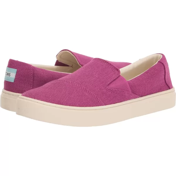 TOMS Womens Devon Slip On Sneakers Shoes Casual  BlueDark Fuchsia