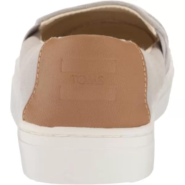 TOMS Womens Devon Slip On Sneakers Shoes Casual  BlueMid Grey Textured