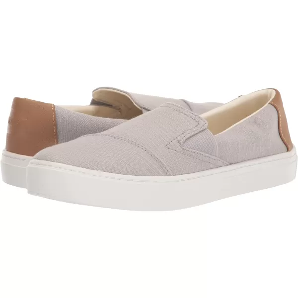 TOMS Womens Devon Slip On Sneakers Shoes Casual  BlueMid Grey Textured