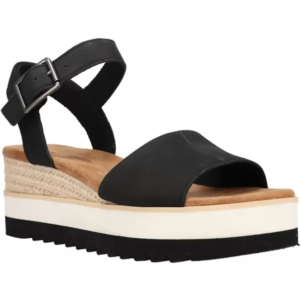 TOMS Womens Diana Espadrille Platform Athletic Sandals Casual Mid Heel 23  Black  Size 8 BTOMS Womens Diana Espadrille Platform Athletic Sandals Casual Mid Heel 23  Black  Size 8 B