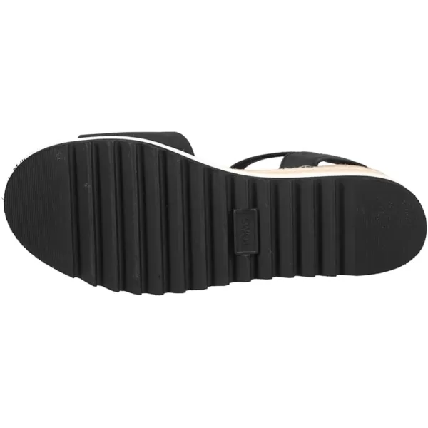 TOMS Womens Diana Espadrille Platform Athletic Sandals Casual Mid Heel 23  Black  Size 8 BTOMS Womens Diana Espadrille Platform Athletic Sandals Casual Mid Heel 23  Black  Size 8 B