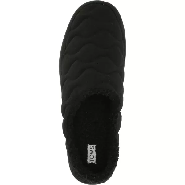 TOMS Womens Ezra SlipperBlack Quilted Felt