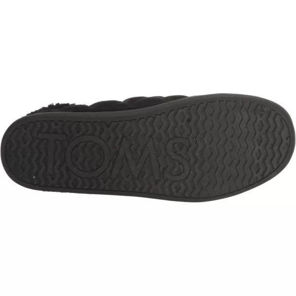 TOMS Womens Ezra SlipperBlack Quilted Felt