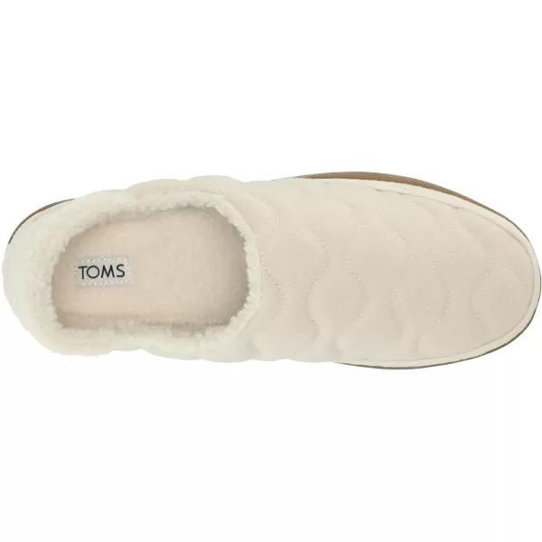 TOMS Womens Ezra SlipperLight Sand Quilted Felt