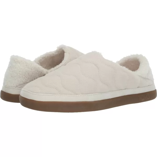 TOMS Womens Ezra SlipperLight Sand Quilted Felt