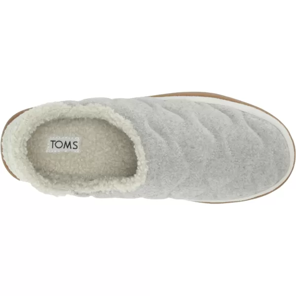 TOMS Womens Ezra SlipperRaindrop Quilted Felt