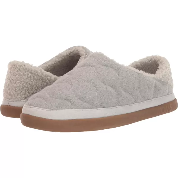 TOMS Womens Ezra SlipperRaindrop Quilted Felt