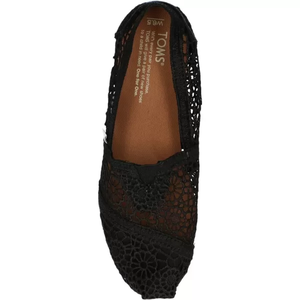 TOMS Womens Glitter Cheetah Print Womens Classics 10014953Black
