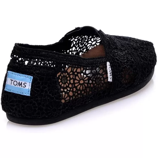 TOMS Womens Glitter Cheetah Print Womens Classics 10014953Black