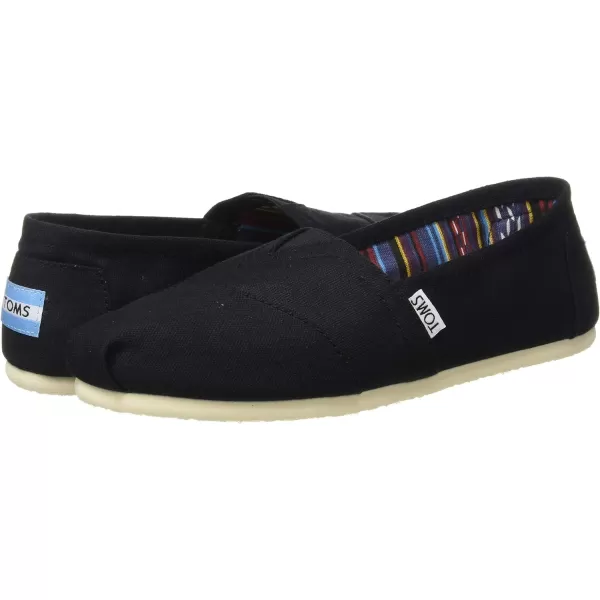 TOMS Womens Glitter Cheetah Print Womens Classics 10014953Black Canvas