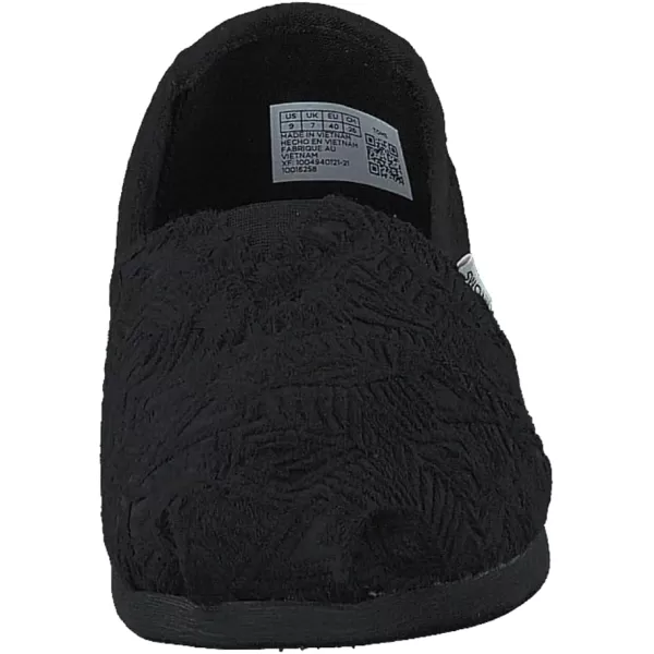 TOMS Womens Glitter Cheetah Print Womens Classics 10014953Black Geo Lace Fabric