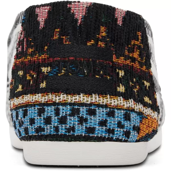 TOMS Womens Glitter Cheetah Print Womens Classics 10014953Black Multi Global Woven