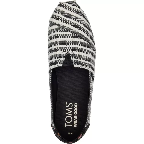 TOMS Womens Glitter Cheetah Print Womens Classics 10014953Black Multi Global Woven