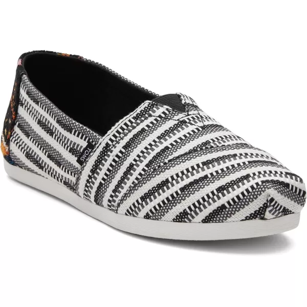 TOMS Womens Glitter Cheetah Print Womens Classics 10014953Black Multi Global Woven