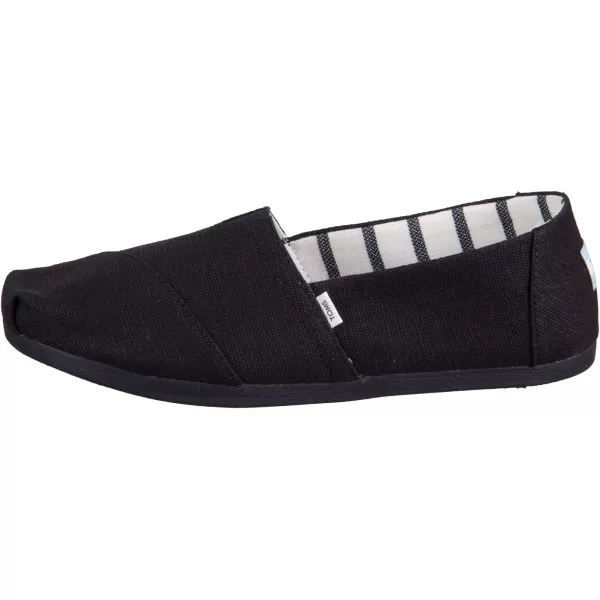 TOMS Womens Glitter Cheetah Print Womens Classics 10014953BlackBlack Heritage Canvas