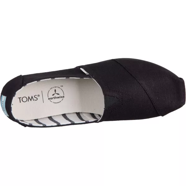 TOMS Womens Glitter Cheetah Print Womens Classics 10014953BlackBlack Heritage Canvas