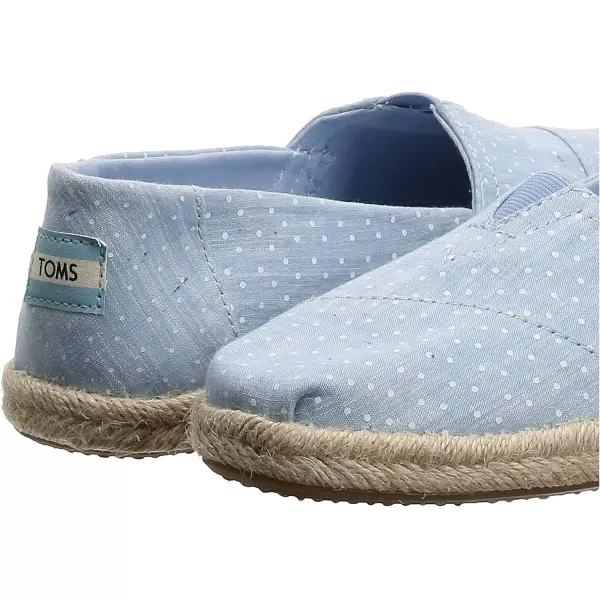 TOMS Womens Glitter Cheetah Print Womens Classics 10014953Bliss Blue