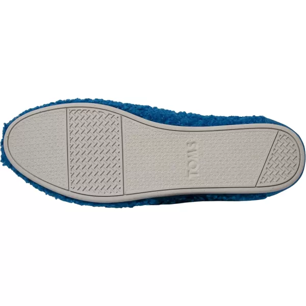 TOMS Womens Glitter Cheetah Print Womens Classics 10014953Blue Cookie Monster Faux Shearling