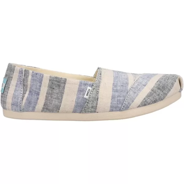 TOMS Womens Glitter Cheetah Print Womens Classics 10014953Blue Multi