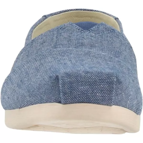 TOMS Womens Glitter Cheetah Print Womens Classics 10014953Blue Slub Chambray