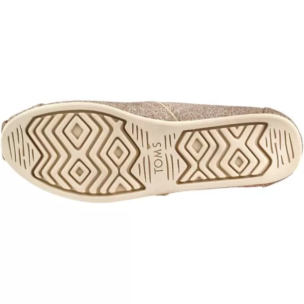TOMS Womens Glitter Cheetah Print Womens Classics 10014953Champagne