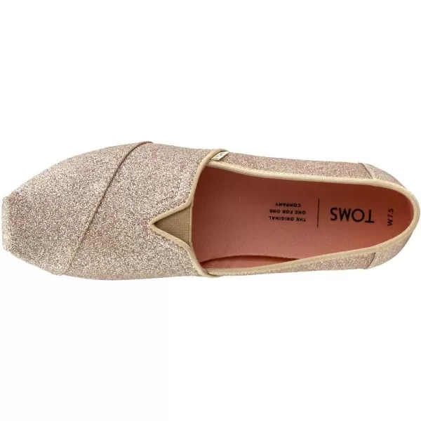 TOMS Womens Glitter Cheetah Print Womens Classics 10014953Champagne