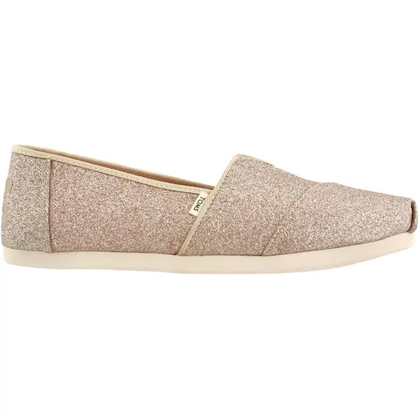 TOMS Womens Glitter Cheetah Print Womens Classics 10014953Champagne Glitter