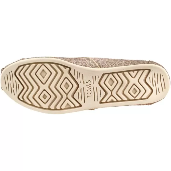 TOMS Womens Glitter Cheetah Print Womens Classics 10014953Champagne Glitter