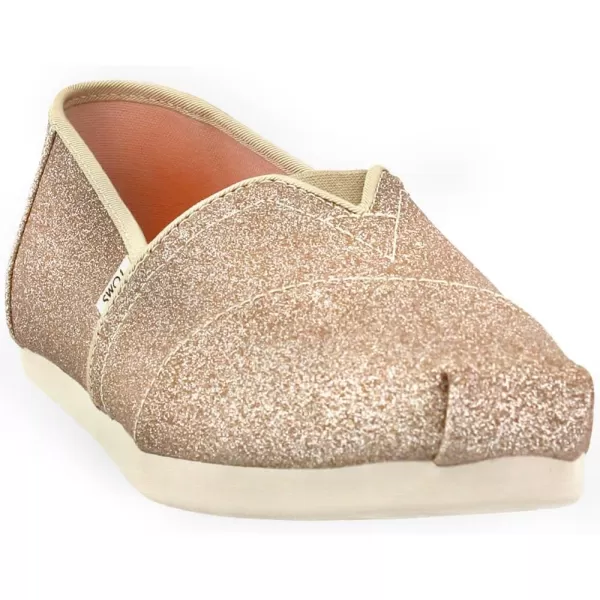 TOMS Womens Glitter Cheetah Print Womens Classics 10014953Champagne Glitter