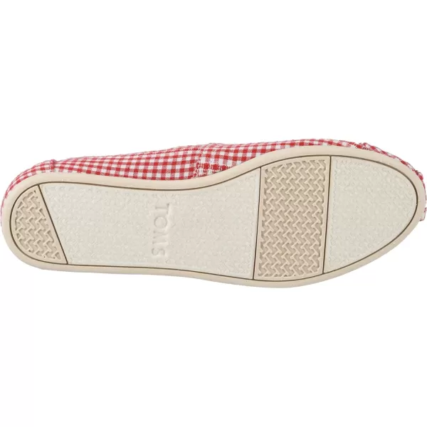 TOMS Womens Glitter Cheetah Print Womens Classics 10014953Cherry Tomato Gingh