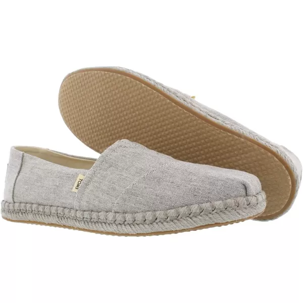 TOMS Womens Glitter Cheetah Print Womens Classics 10014953Drizzle Grey Slub Chambray