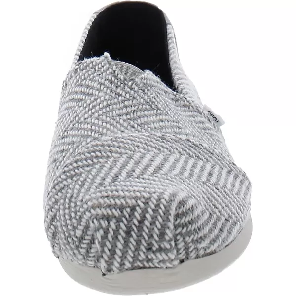 TOMS Womens Glitter Cheetah Print Womens Classics 10014953Drizzle Grey Xl Herringbone
